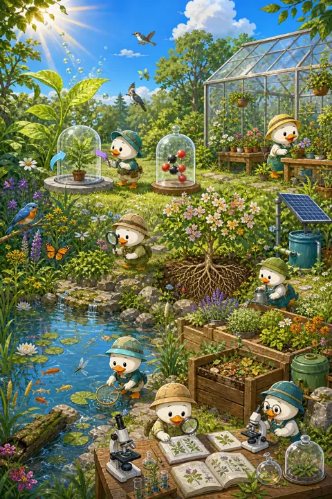 植物研究漫画词汇场景